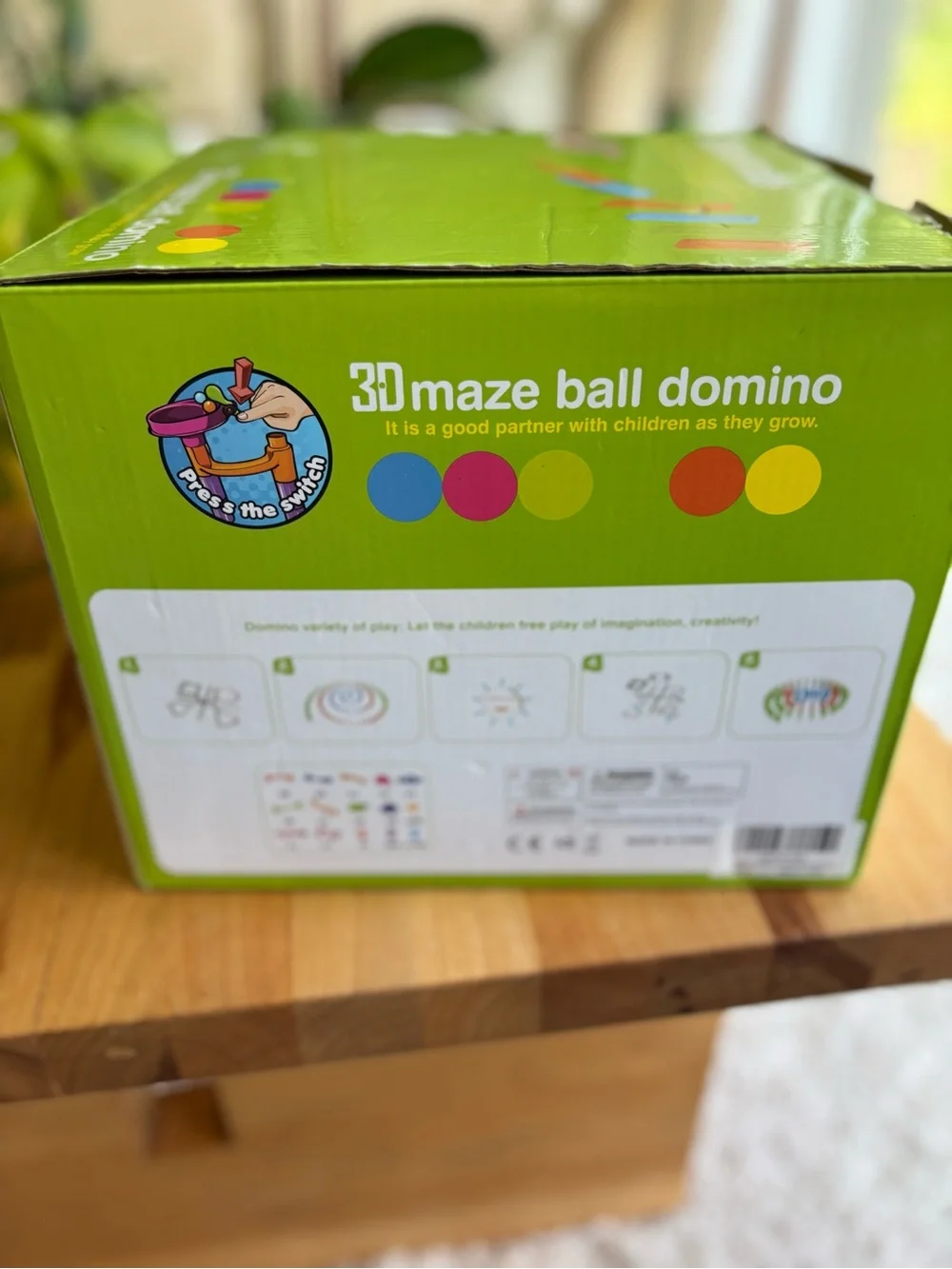 3D Maze Ball Domino Kids Toy - Multicolor